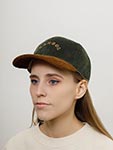 Бейсболка KANGOL арт. K5389 Flexfit Cord Baseball Cap (оливковый / коричневый)